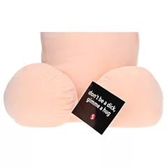 Plyšový penis - měkká hračka - 30 cm - natural