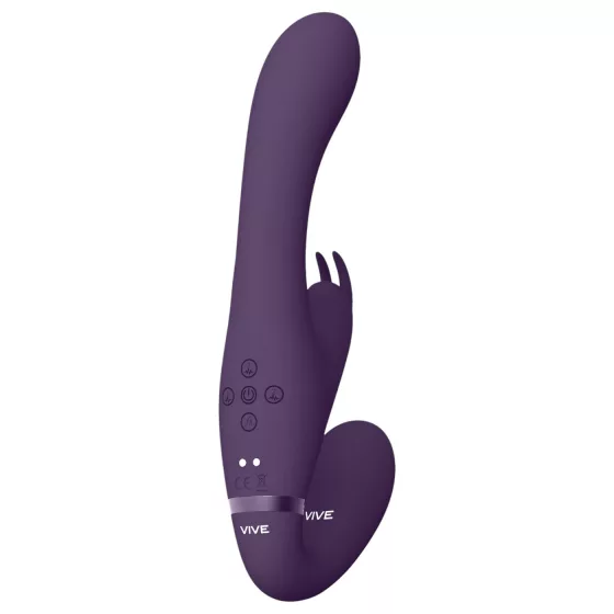 Vive Suki - připínací vibrátor bez popruhu - fialový