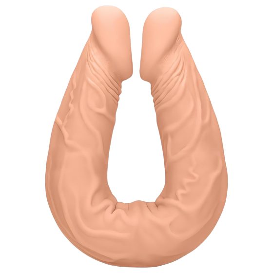 RealRock Double Dong 14 - dvojitý dildo (36 cm) - přírodní