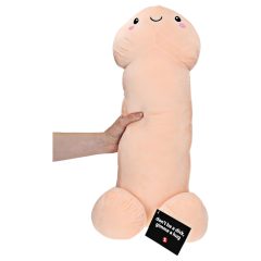 Objímatelný plyšový penis - 60 cm (přírodní)