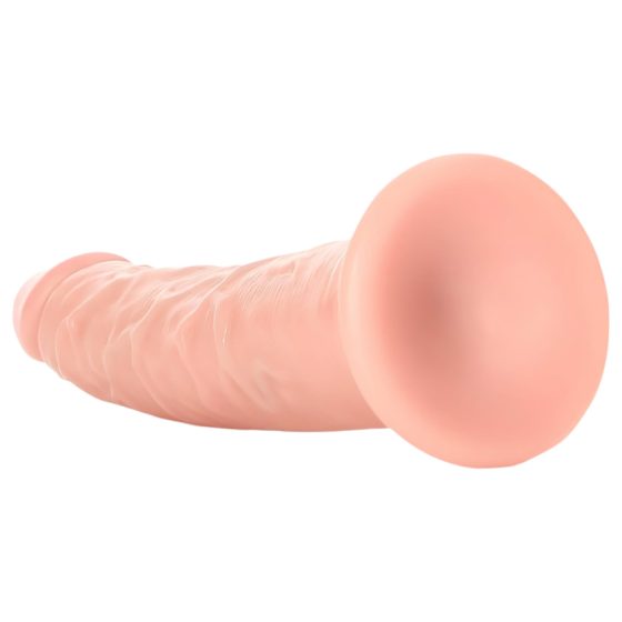 RealRock Slim - realistický dildo - 15,5 cm (přírodní)