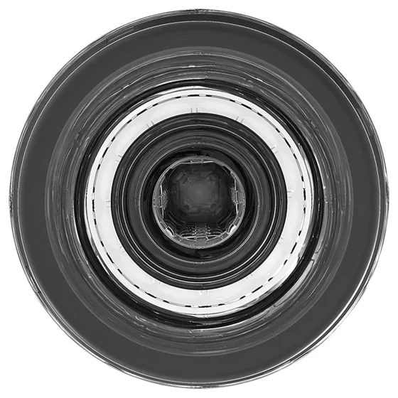 MX Spiral Portable Quin Cup - spirálový, sací masturbátor (černý)