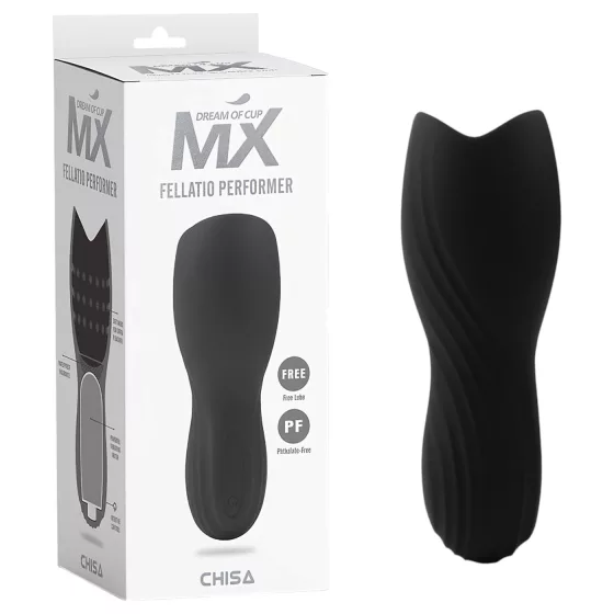 MX Fellatio Performer - vibrační orální masturbátor (černý)
