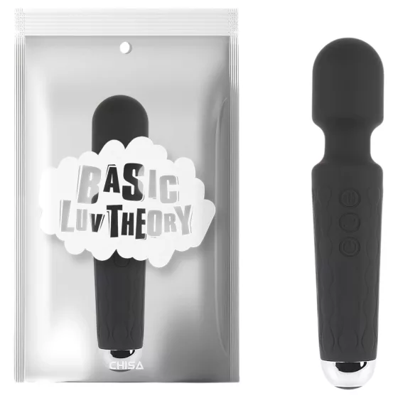 Hi-Basic Wacko Touch - akumulátorový mini masážní vibrátor (wand) (černý)