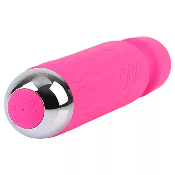 Hi-Basic Wacko Touch - akumulátorový mini masážní vibrátor (wand) (růžový)