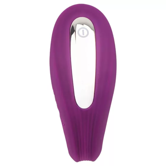 DiDi Sync Passion - dálkově ovládaný, poklepávací párový vibrátor (fialový)
