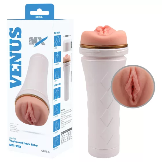 MX Venus - realistická umělá vagína masturbátor (tělová barva)