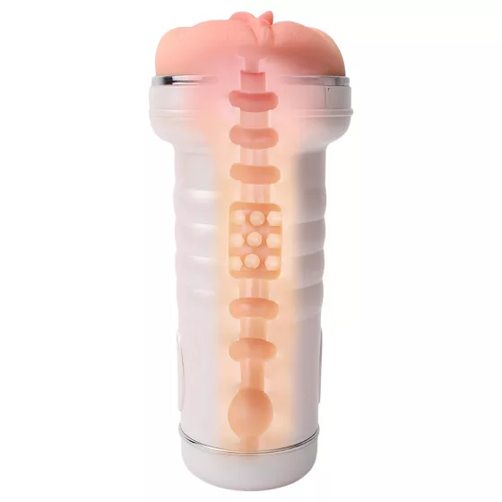 MX Pussy Addict - realistická umělá vagína masturbátor (tělové barvy)