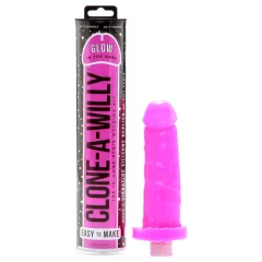   Clone-a-Willy - sada na odlití penisu - svítící - růžová