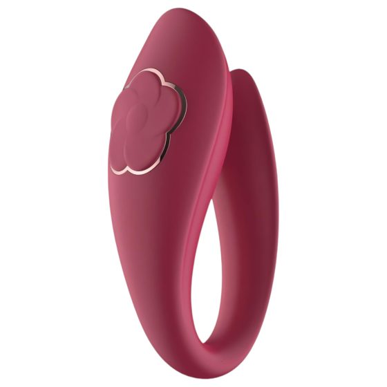 Raytech Rose - akumulátorový, vodotěsný párový vibrátor (červený)