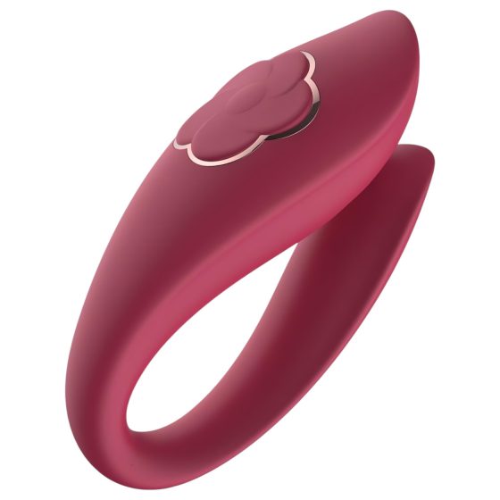 Raytech Rose - akumulátorový, vodotěsný párový vibrátor (červený)