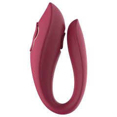   Raytech Rose - akumulátorový, vodotěsný párový vibrátor (červený)