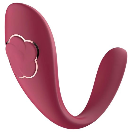 Raytech Rose - akumulátorový, vodotěsný párový vibrátor (červený)