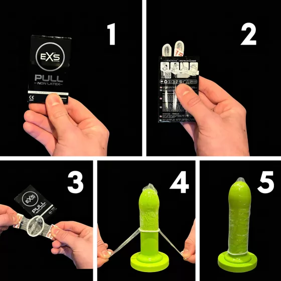 EXS - kondom bez latexu - 6 ks