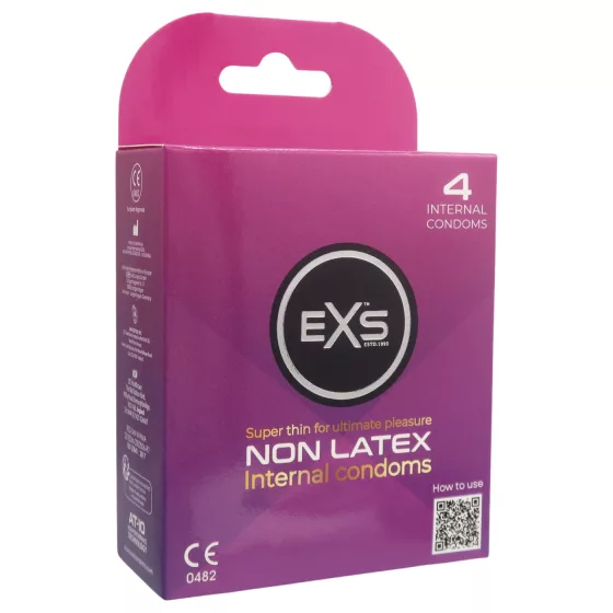 EXS Internal Condom - latexový dámský kondom (4 ks)