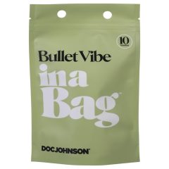   Doc Johnson Bullet Vibe - nabíjecí, vodotěsný tyčový vibrátor (černý)