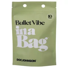   Doc Johnson - mini vibrátor - dobíjecí, vodotěsný - černý