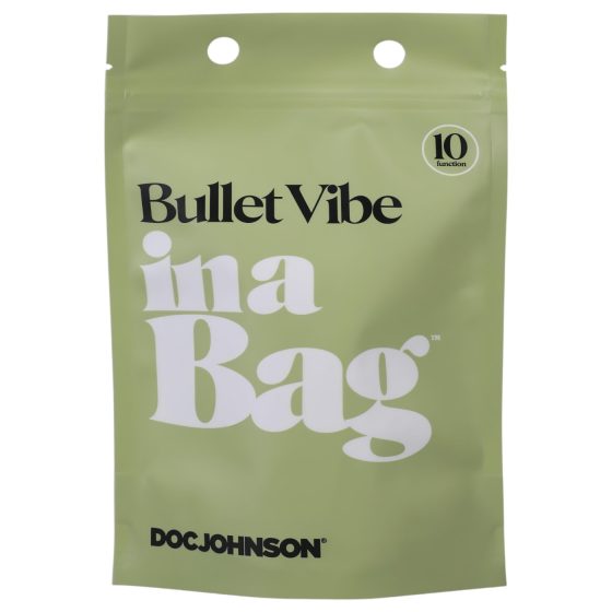 Doc Johnson Bullet Vibe - nabíjecí, vodotěsný tyčový vibrátor (černý)