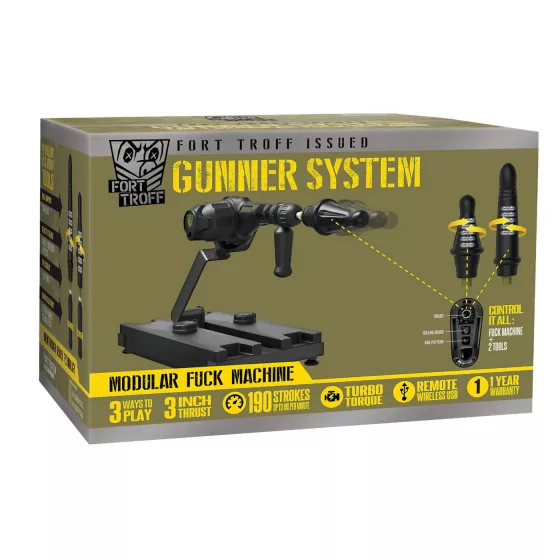 Doc Johnson Gunner System - sex stroj - černý