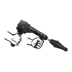 Doc Johnson Gunner System - sex stroj (černý)