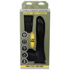   Doc Johnson Mini F-Machine Piston - rádiový pístový vibrátor (černý)