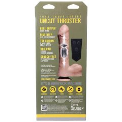   Doc Johnson Mini F-Machine Uncut - rádiový pístový vibrátor (přírodní)