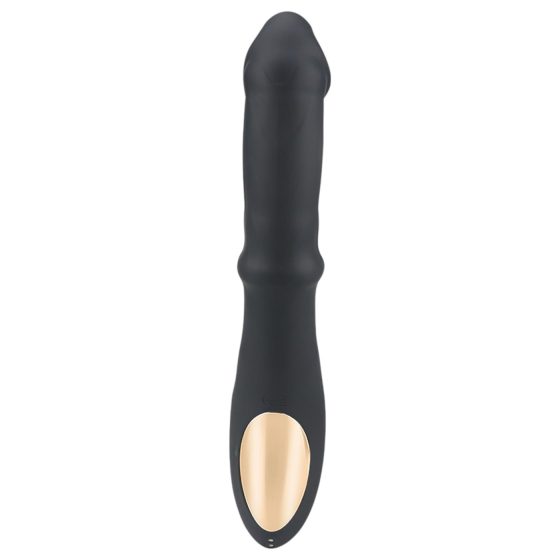 Wilson - tlačný vibrátor s klitorisovou pákou (černý)
