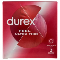 Durex - ultra tenký kondom - realistický pocit - 3 kusy