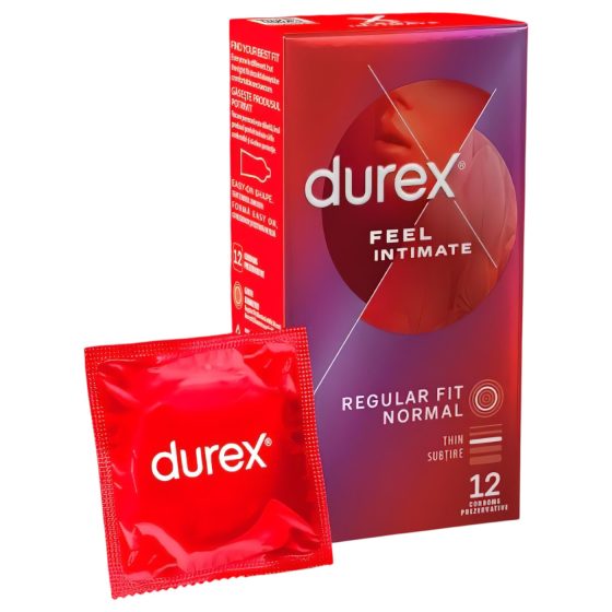 Durex Feel Intimate - tenký kondom (12 ks)