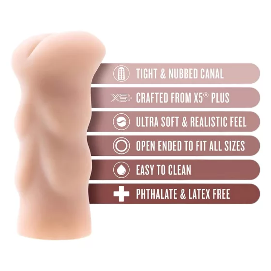 Enlust Cassie - umělý zadeček - realistické obrázky - přírodní barva