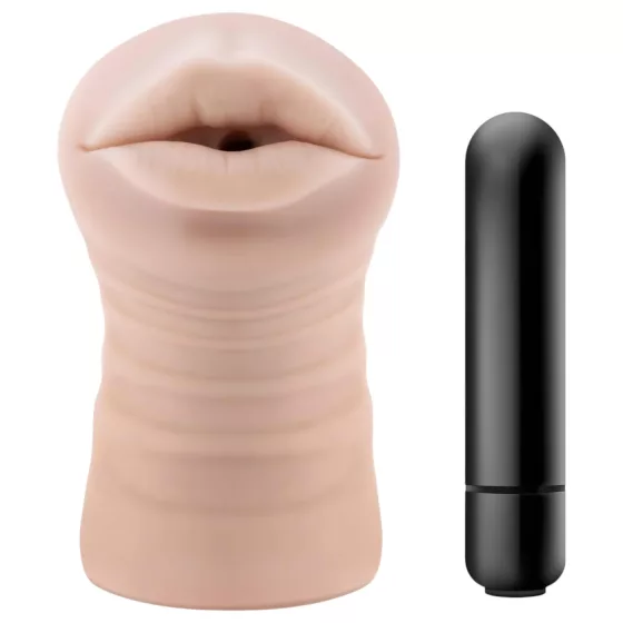 Enlust Nicole - vibrační umělá ústa - realistický vzhled - naturální