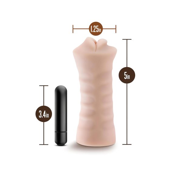 Enlust Nicole – vibrační ústa s AI obrázky (přírodní)