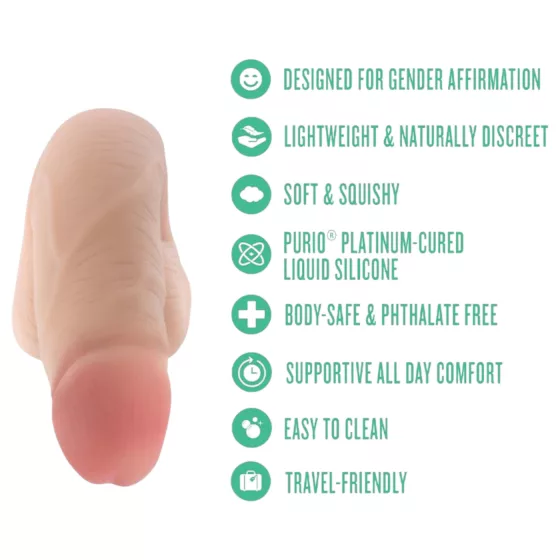 Blush UrSelf Affirm - realistický umělý penis (tělová barva) - 13 cm