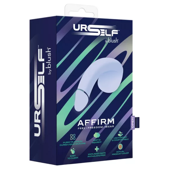 Blush UrSelf Affirm - realistický umělý penis (hnědý) - 13 cm