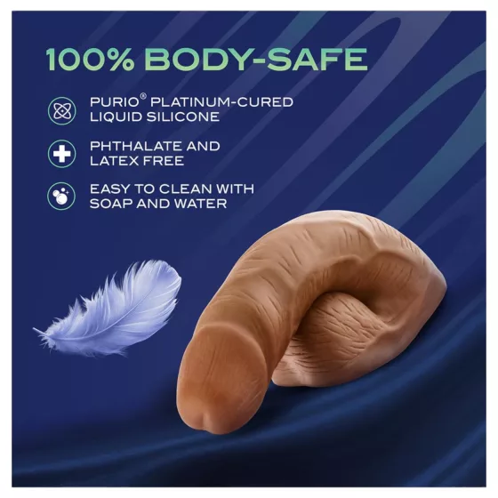 Blush UrSelf Affirm - realistický umělý penis (hnědý) - 13 cm