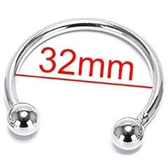   Rozsdamentes fém makkgyűrű - ejakuláció késleltetéshez (32mm)