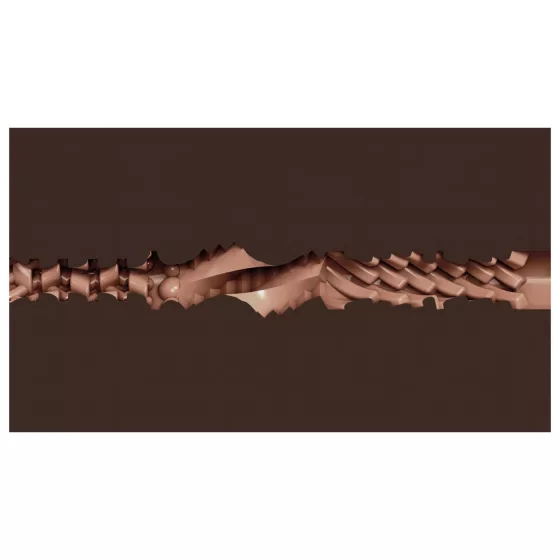 Fleshjack Max Konnor - realistický anální masturbátor - hnědý