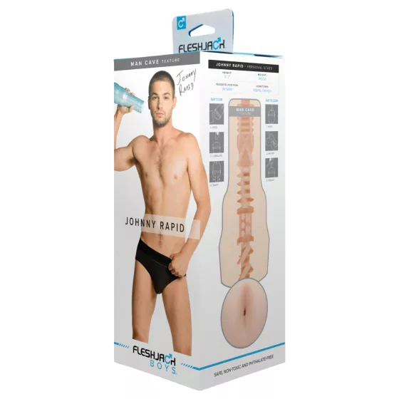Fleshjack Johnny Rapid Man - realistický anální masturbátor - tělová barva