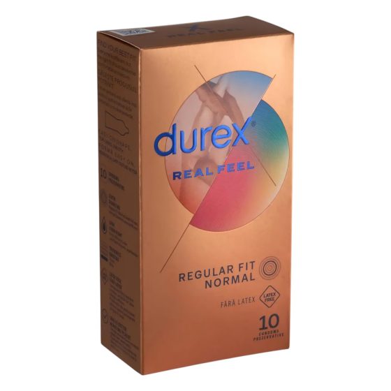 Durex Real Feel - bezlatexové kondomy (10 ks)