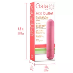  Gaia - vibrátor střední velikosti - ekologický - korálová