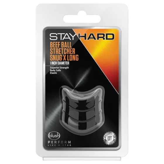 Stay Hard - erekční kroužek - černý