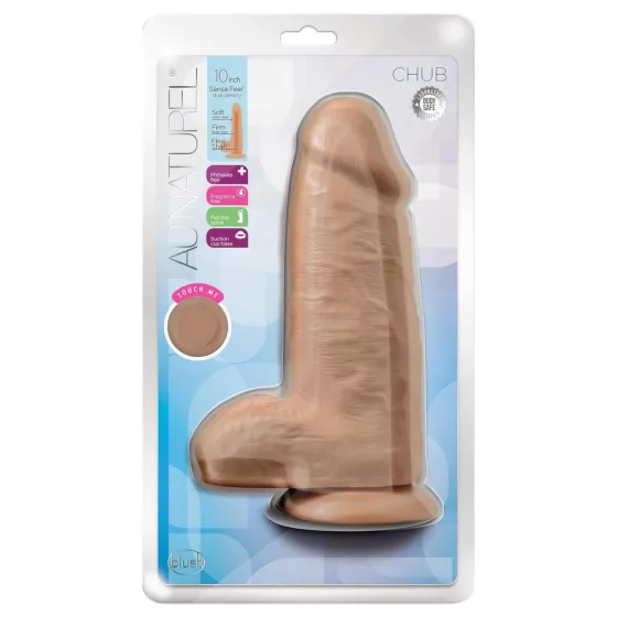 Blush Chub - realistické dildo s přísavkou - 18 cm - přírodní barva