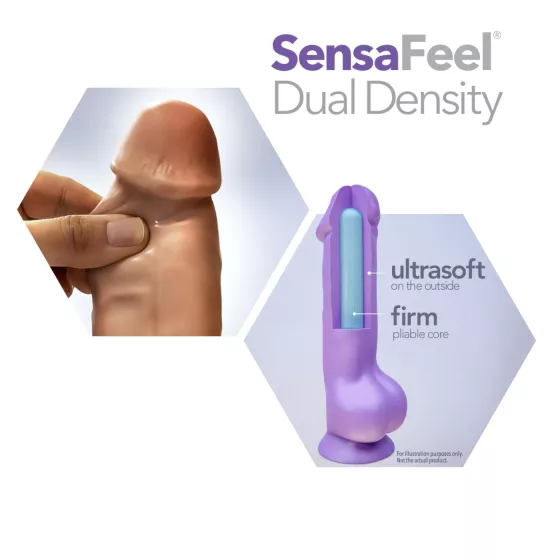 Blush Chub - realistické dildo s přísavkou - 18 cm - přírodní barva