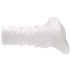   Perfect Fit Breeder - otevřený návlek na penis (10 cm) - bílý