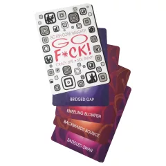 GO F*CK - erotické karty Kama Sutra - 52 kusů