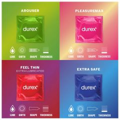 Durex Surprise Me - sada kondomů - mix druhů - 40 ks