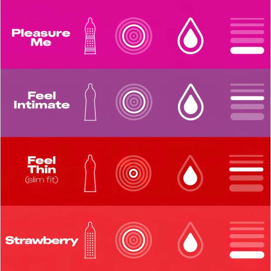 Durex Zábavná Exploze - diskrétní balení kondomů (40 ks)