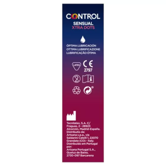 Control - kondomy extra nopkované - 12 ks