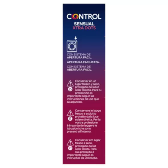 Control - kondomy extra nopkované - 12 ks