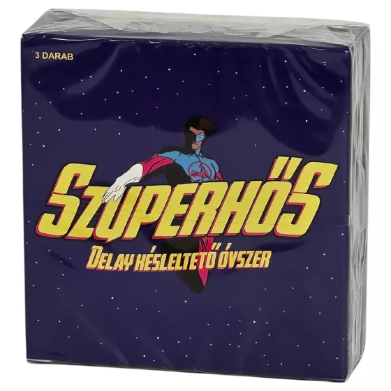 Superhrdina - kondom s prodlouženým účinkem (3 ks)